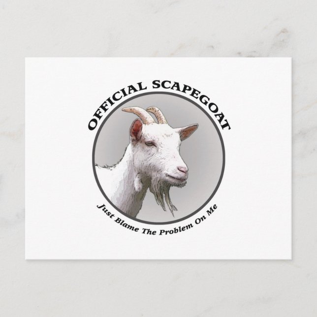 scapegoat postcard (Front)