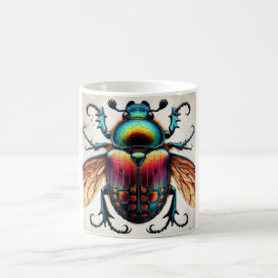 scarab beetle 101024IREF205 - Watercolor Coffee Mug