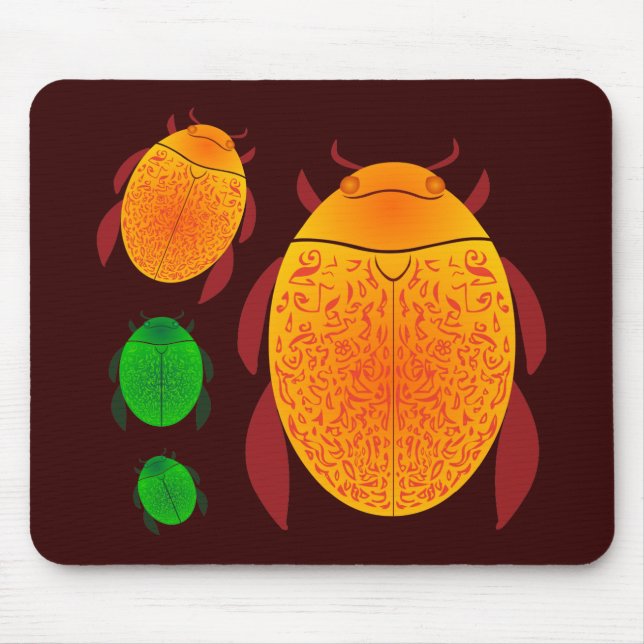 Scarab Beetle Mouse Pad (Front)