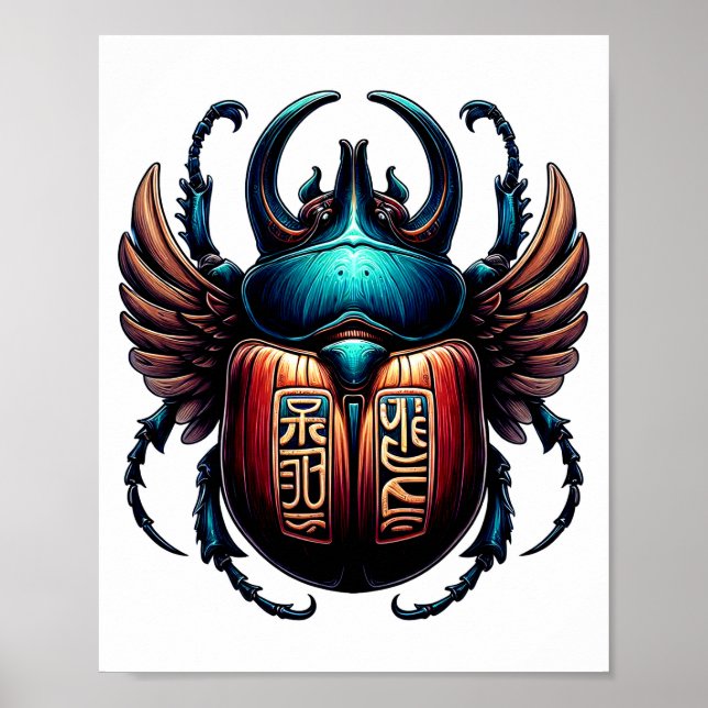 Scarab Beetle Poster (Front)
