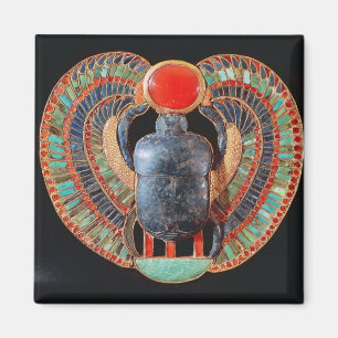 Scarab pectoral, from the tomb of Tutankhamun Magnet