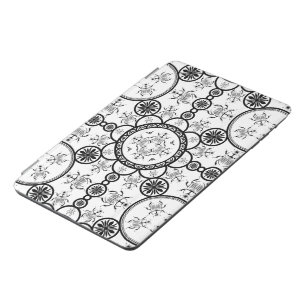 Scarab tile line pattern iPad mini cover