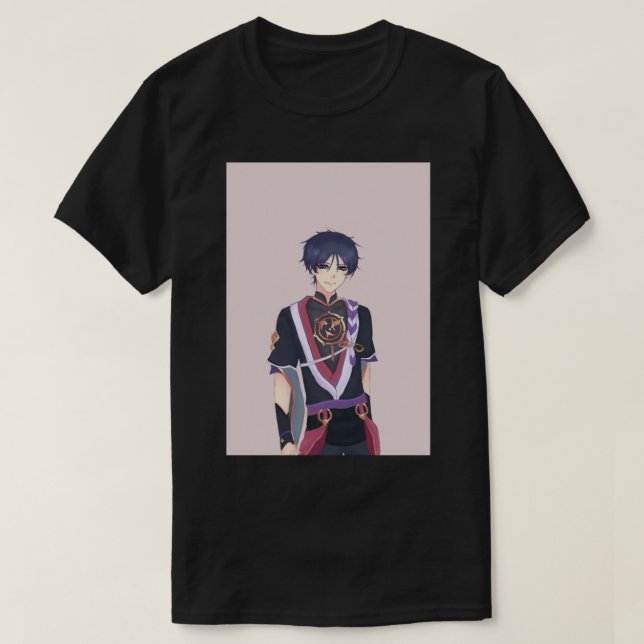 Scaramouche Genshin Impact   T-Shirt (Design Front)