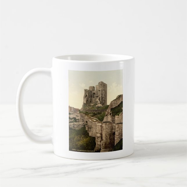 Scarborough Castle, Scarborough, Yorkshire, UK Coffee Mug (Left)