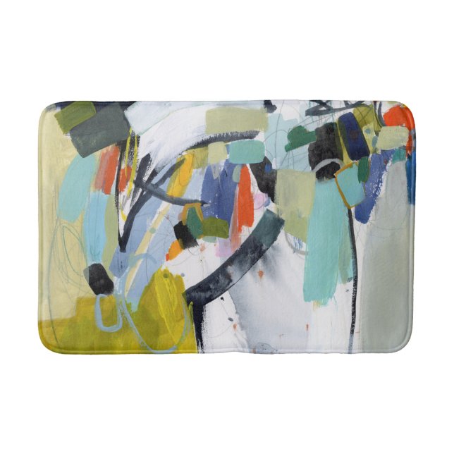 Scarborough Fair - Abstract Bath Mat (Front)