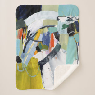 Scarborough Fair - Abstract Sherpa Blanket