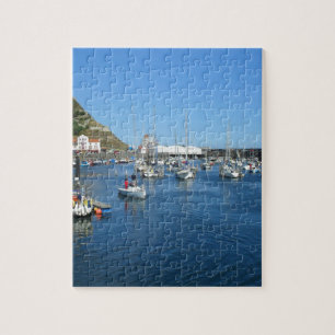 Scarborough harbour jigsaw puzzle