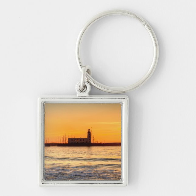 Scarborough Lighthouse Key Ring (Front)