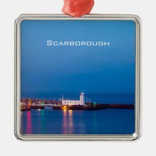 Scarborough Lighthouse Metal Tree Decoration