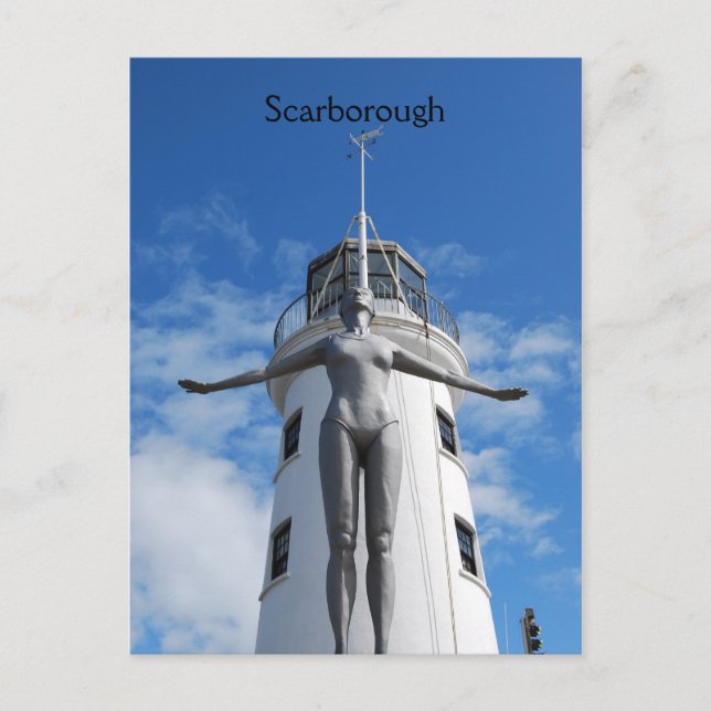 Scarborough Lighthouse Postcard (Front)