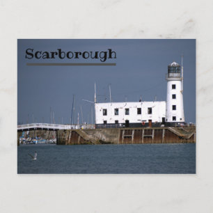 Scarborough Lighthouse postcard