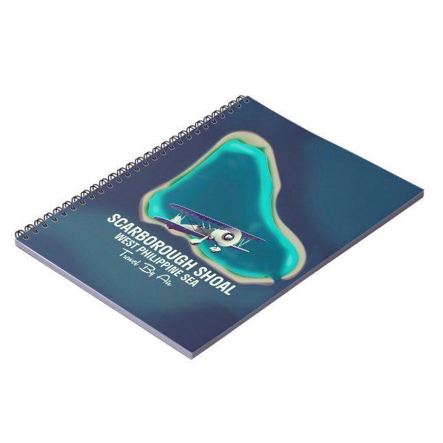Scarborough Shoal West Philippine Sea Map Notebook (Left Side)