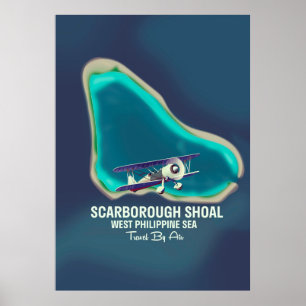 Scarborough Shoal West Philippine Sea Map Poster