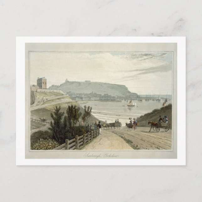 Scarborough, Yorkshire, from Volume VI of 'A Voyag Postcard (Front)