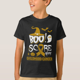 Scare away Childhood Cancer Fun Cancer Awareness C T-Shirt