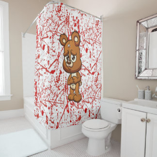 Scare Bear Shower Curtain
