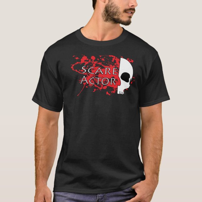 ScareActor Part-Time Skull T-Shirt (Front)