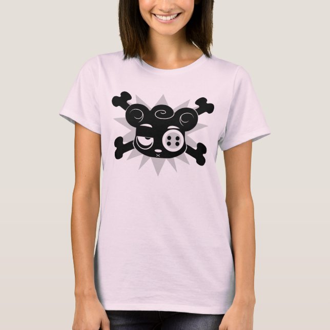 Scarebear and Crossbones T-Shirt (Front)