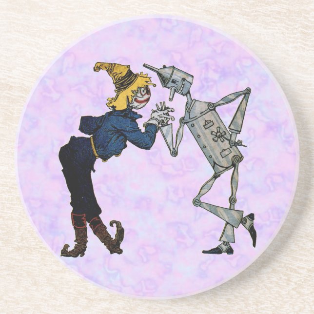 Scarecrow and Tin Man Coaster (Front)