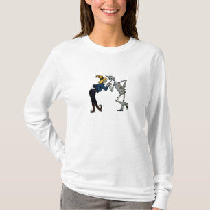 Scarecrow and Tin Man Ladies Hoodie T-Shirt