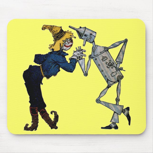 Scarecrow and Tin Man Mouse Pad (Front)