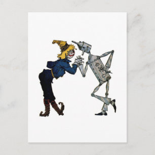 Scarecrow and Tinman Postcard