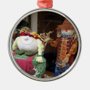SCARECROW "COUPLE" ORNAMENT