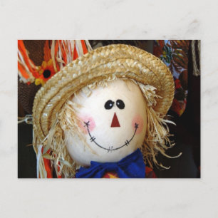 Scarecrow Face Postcard