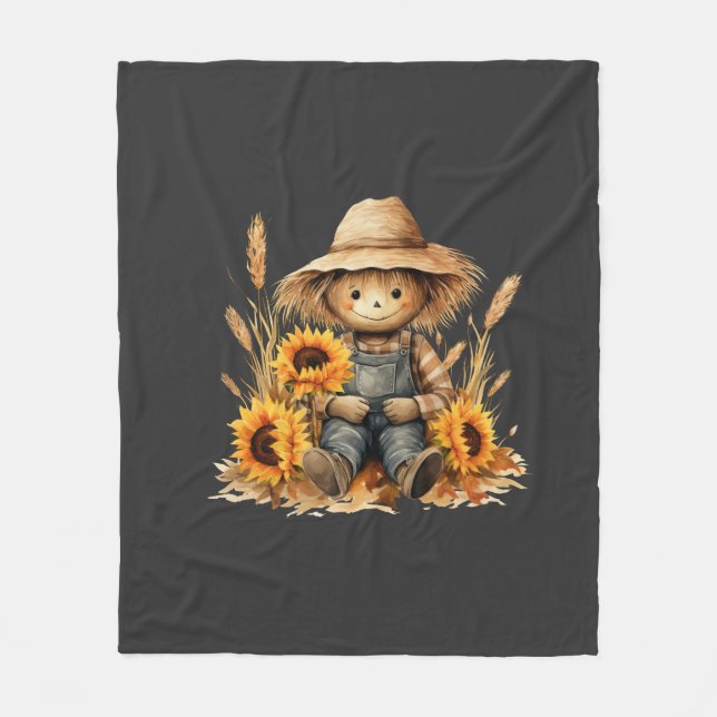 Scarecrow  fleece blanket (Front)