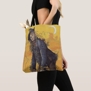 Scarecrow from Wizard of Oz, Vintage Fairy Tales Tote Bag