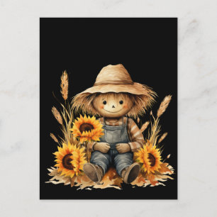 Scarecrow Greeting Postcard