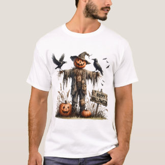 Scarecrow Halloween Men’s or Women’s T shirt. T-Shirt