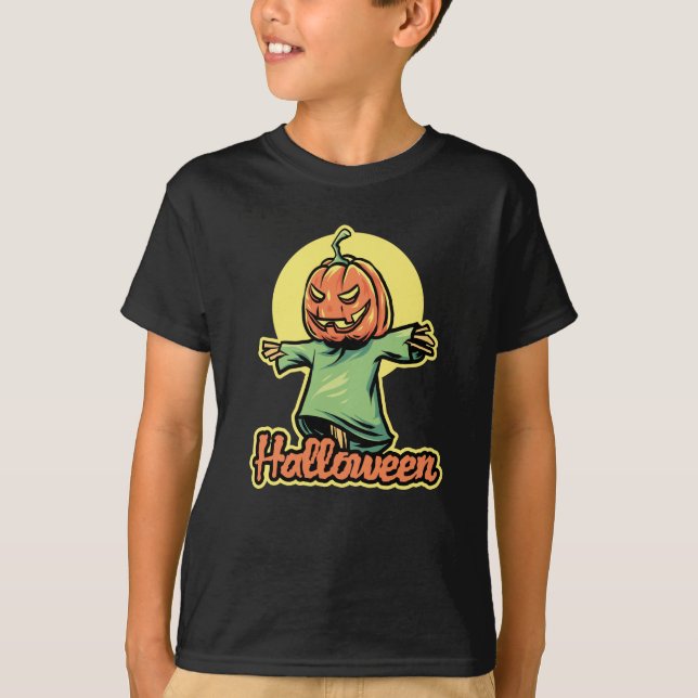 Scarecrow Halloween T-Shirt (Front)
