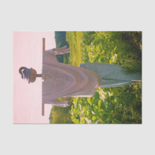 Scarecrow In Garden Field Decoupage Tissue Paper