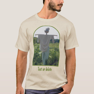 Scarecrow In Garden Field Personalized T-Shirt