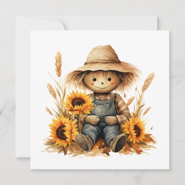 Scarecrow  invitation (Front)