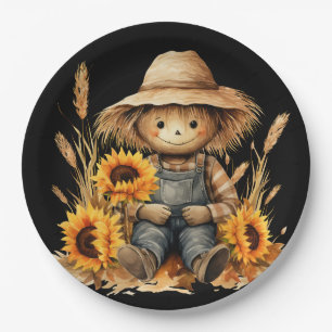 Scarecrow Paper Plate