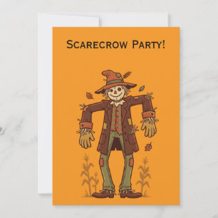 Scarecrow Party Invitation