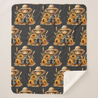 Scarecrow sherpa blanket