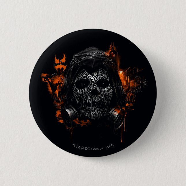 Scarecrow - Welcome To Gotham City 6 Cm Round Badge (Front)