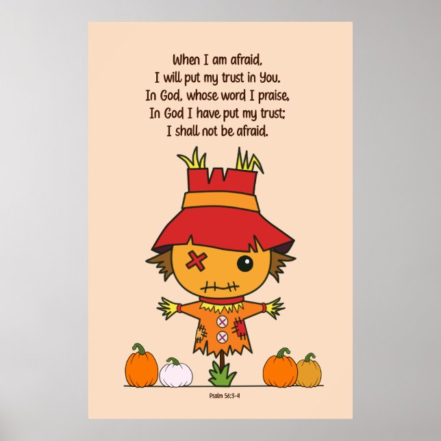 Scarecrow When I am Afraid Poster (Front)