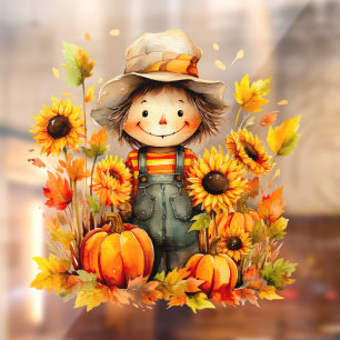Scarecrow Window Cling