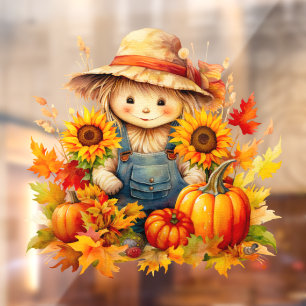 Scarecrow Window Cling