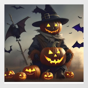 Scarecrow window cling on. Halloween decor