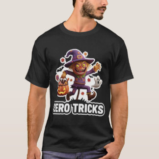 Scarecrow with candy for Halloween fun T-Shirt