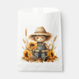 Scarecrow with Sunflower Favour Bags