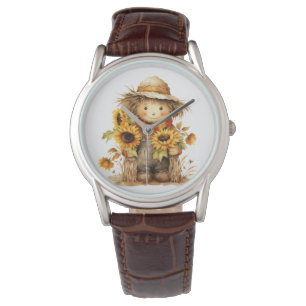 Scarecrow with Sunflowers  Watch