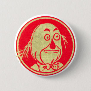 Scarecrow, Wizard of Oz 6 Cm Round Badge
