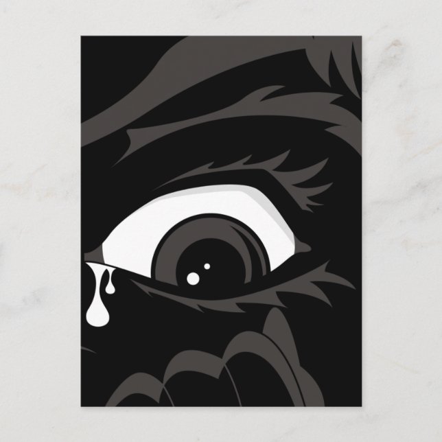 Scared Boy Postcard (Front)