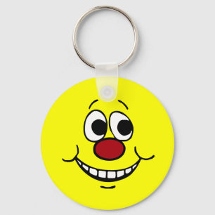 Scared Face Grumpey Key Ring